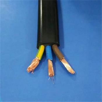 PVC insulated 3-4 core sheathed flat cables for Submersible Pump Cable internal wiring