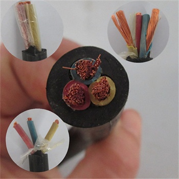 Round pure copper  cable for submersible water pumps 450/750V