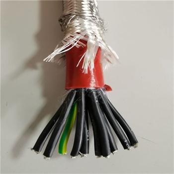 stainless steel and fiberglass braided Silicone Rubber Heat Resistant Electrical Cable