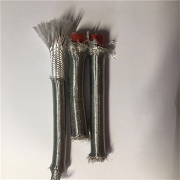 SIHF/P braid armoured multicore silicone flexible cable 180 degree