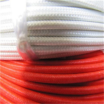 silicone rubber coated high temperature cable with fiberglass braided 180  degree celsius