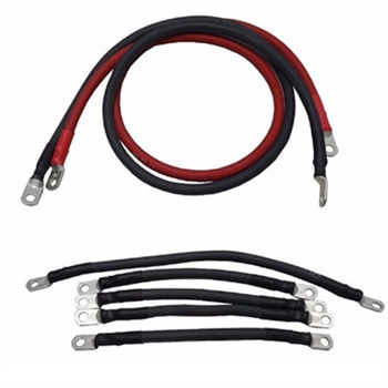 Red Black Positive Post Terminal 2 Gauge Battery Cable with terminal