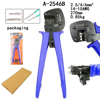 Ratcheting Wire Terminal Crimping Set A2546B Tools Kit Solar PV Hand Crimper Tool