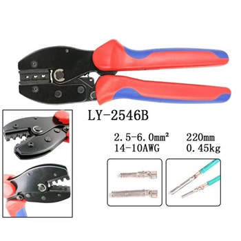 MC-4 Crimping tool for MC-4 connector solar cable 2.5/4/6mm2, PV Crimp Tools For DIY Solar Power System LY-2546B