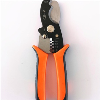 CR-V Solar Photovoltaic PV Wire Hand Cutter Tools for 8 /10 /12 /14/ 16 AWG Solar Cable Cutting Pliers